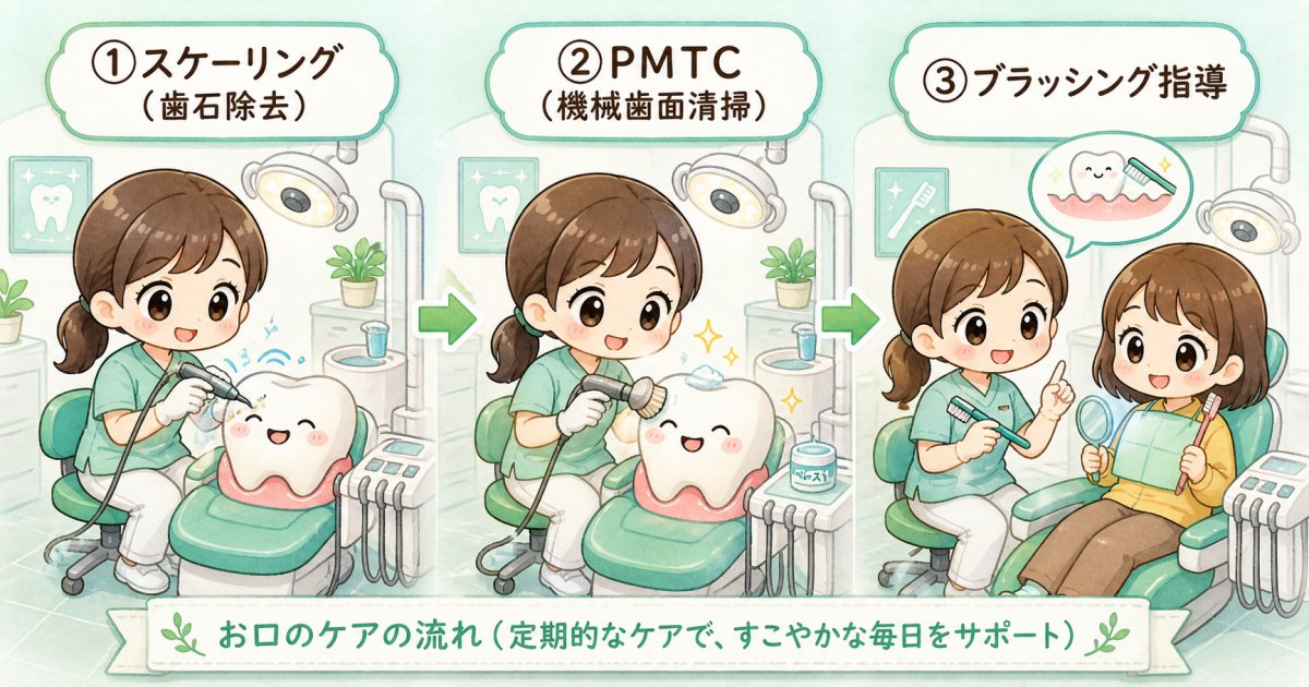 毎日磨いていても不快感が残る理由|セルフケアの限界とプロケアの役割