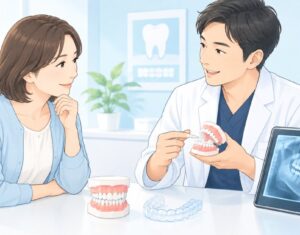40代からの歯科矯正、被せ物や歯周病があっても始められる?