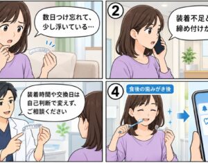 矯正装置の装着時間を守れない時の影響と歯科へ連絡すべきタイミング